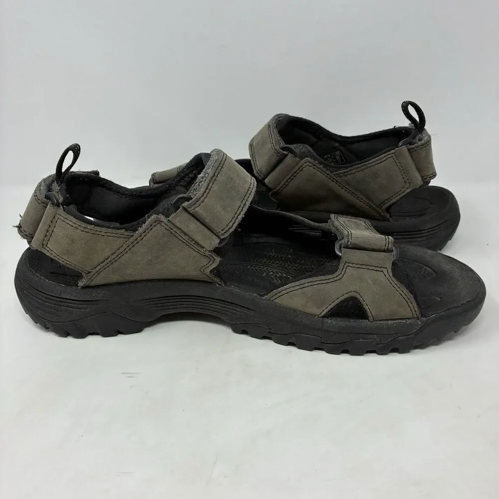 Keen Targhee III Open Toe Sandals Mens Size 11 Shoes Gray Waterproof Leather